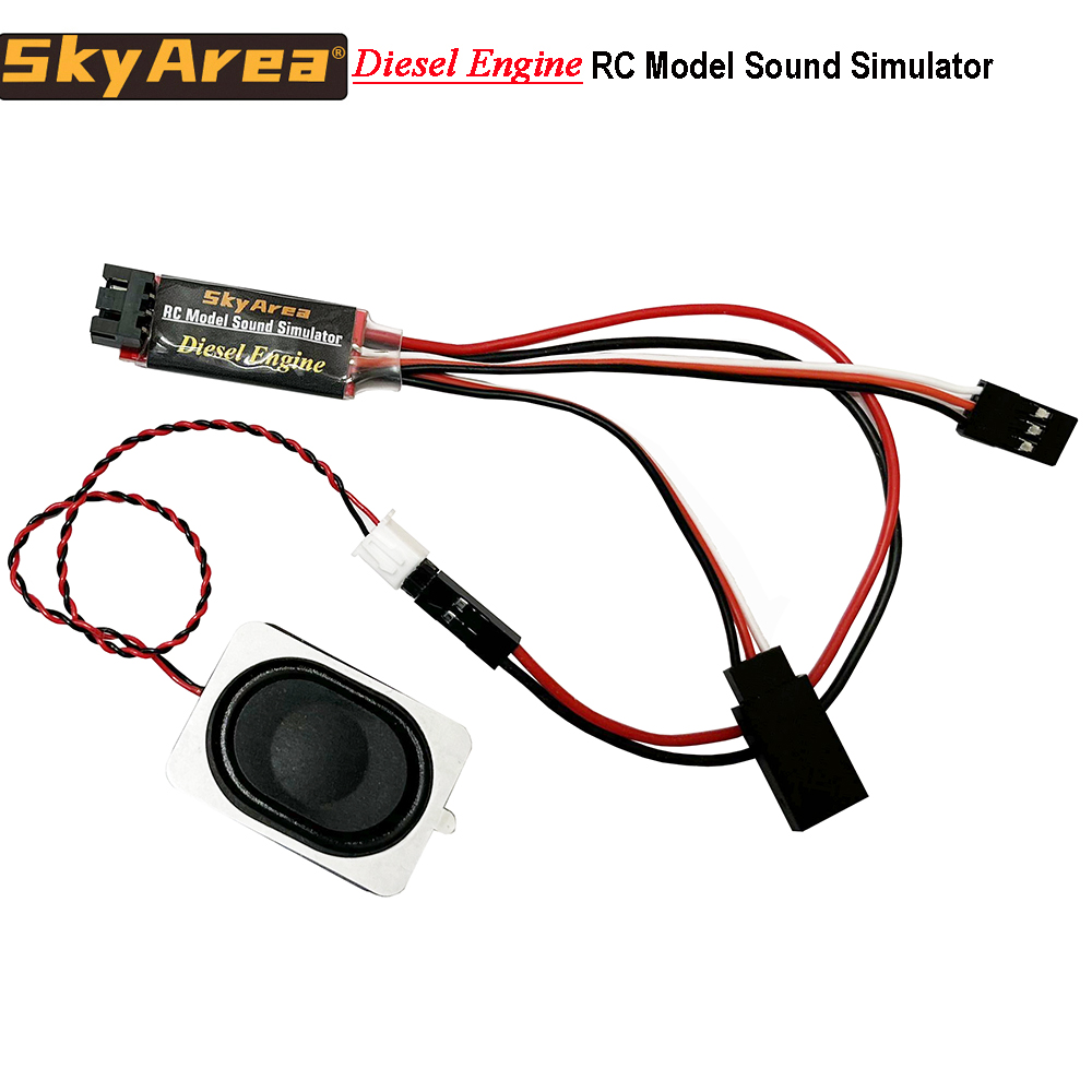 Model Kit Excavator - RC Diesel Engine Sound Module Simulation