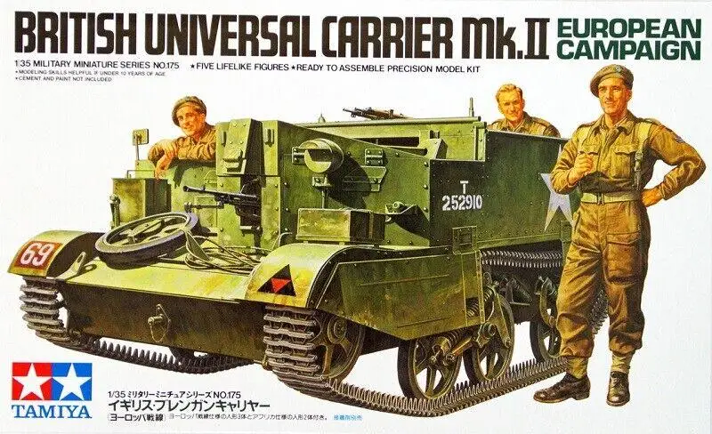 Model Kit Simulator - Tamiya 35175 1/35 Model Kit British