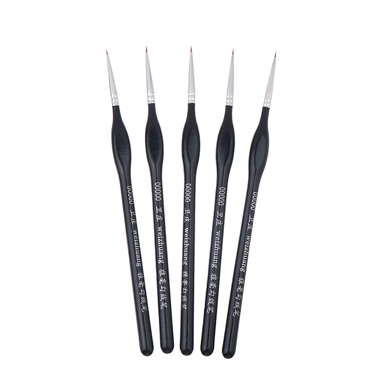 5Pcs Precision Fine Tip 00000  - огляд і ціна Model Kit Acrylic Paint