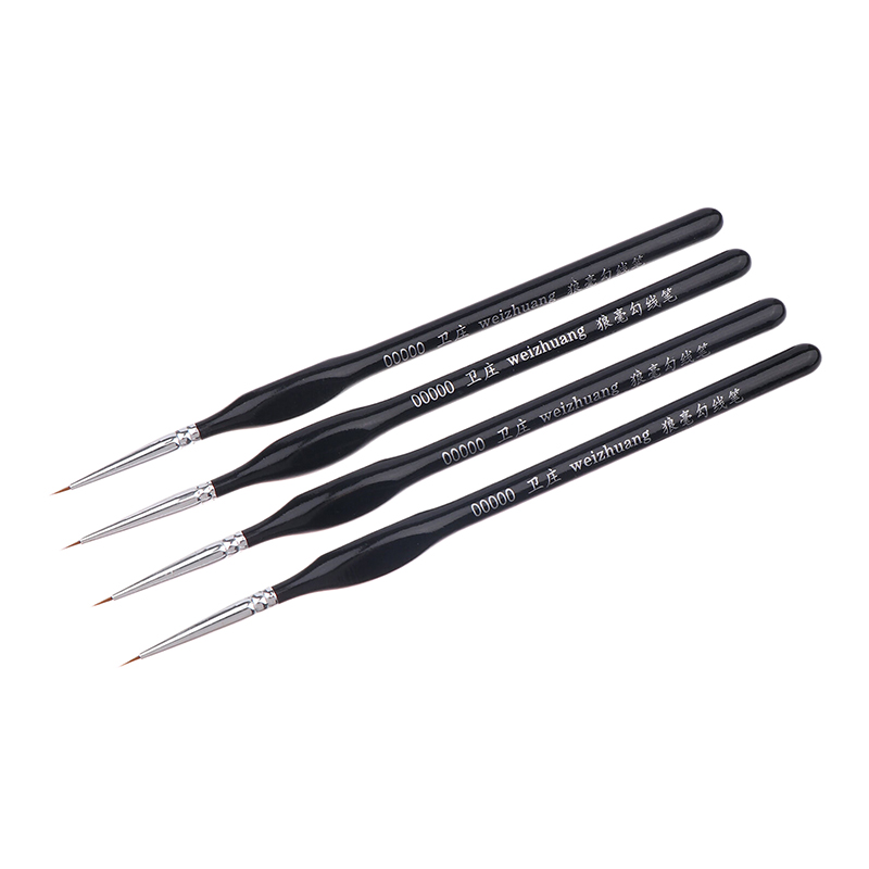 5Pcs Precision Fine Tip 00000  - огляд і ціна Model Kit Acrylic Paint
