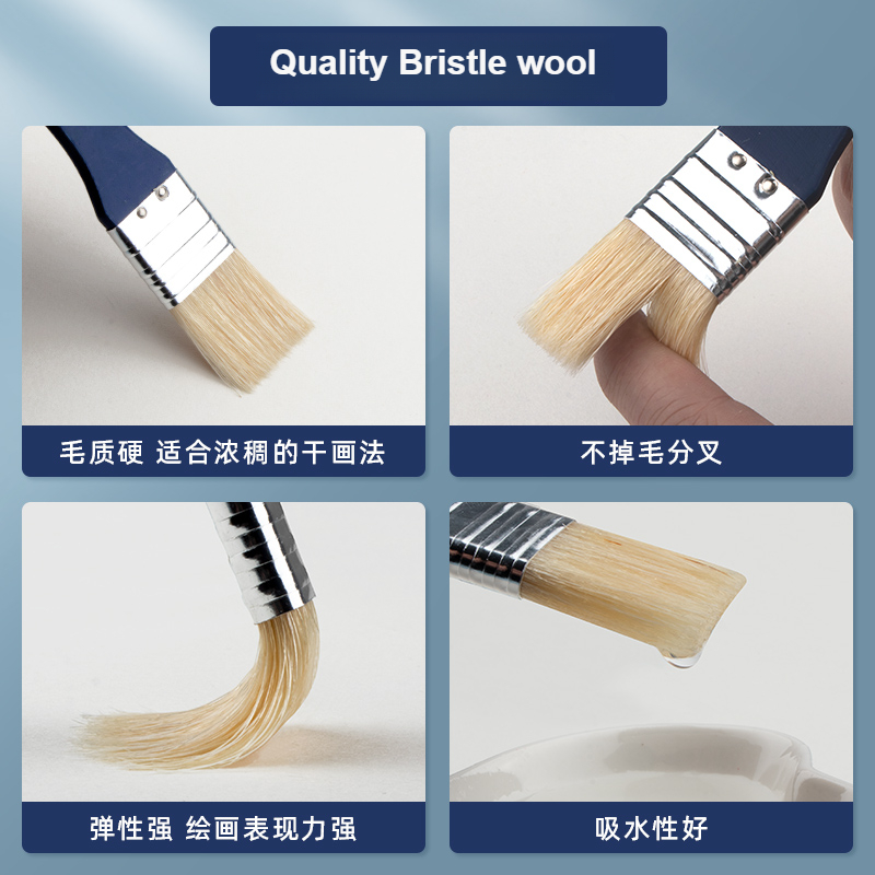 1/3/5/7/9 PCS Chip Paint Brush - огляд і ціна Model Kit Acrylic Paint