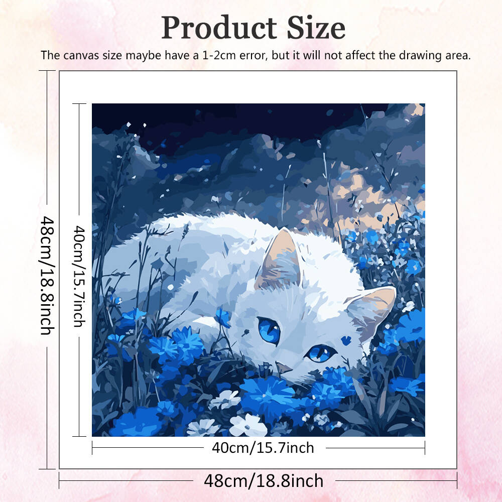 DIY Painting By Numbers Cat An - огляд і ціна Model Kit Acrylic Paint