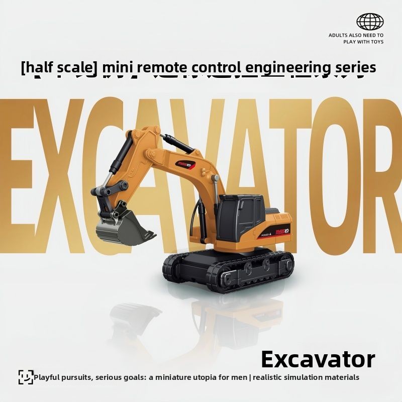 1:64 Metal RC Engineering Car  - огляд і ціна Model Kit Excavator