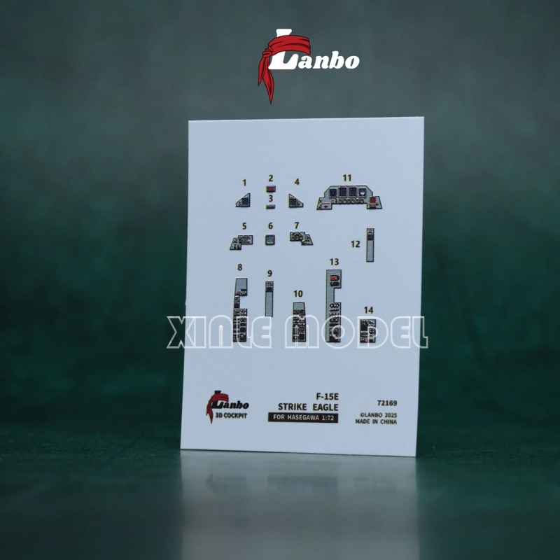 Lanbo Models 3D Color Cockpit  - огляд і ціна Model Kit Hasegawa