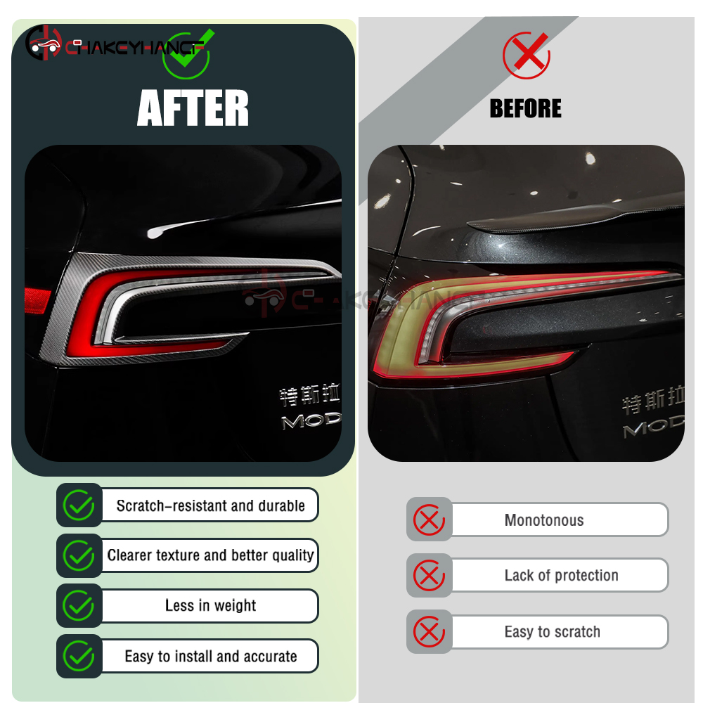 Real Carbon Fiber Rear Car Tai - огляд і ціна Frame Model Kit