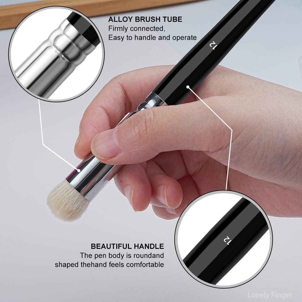 Paint Brushes Set of Wooden Ha - огляд і ціна Model Kit Acrylic Paint