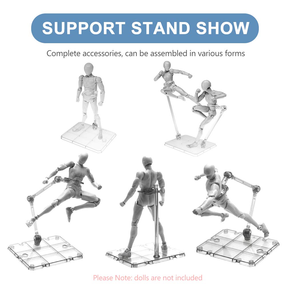 Clear Action Figure Stand,Asse - огляд і ціна Model Kit Jms