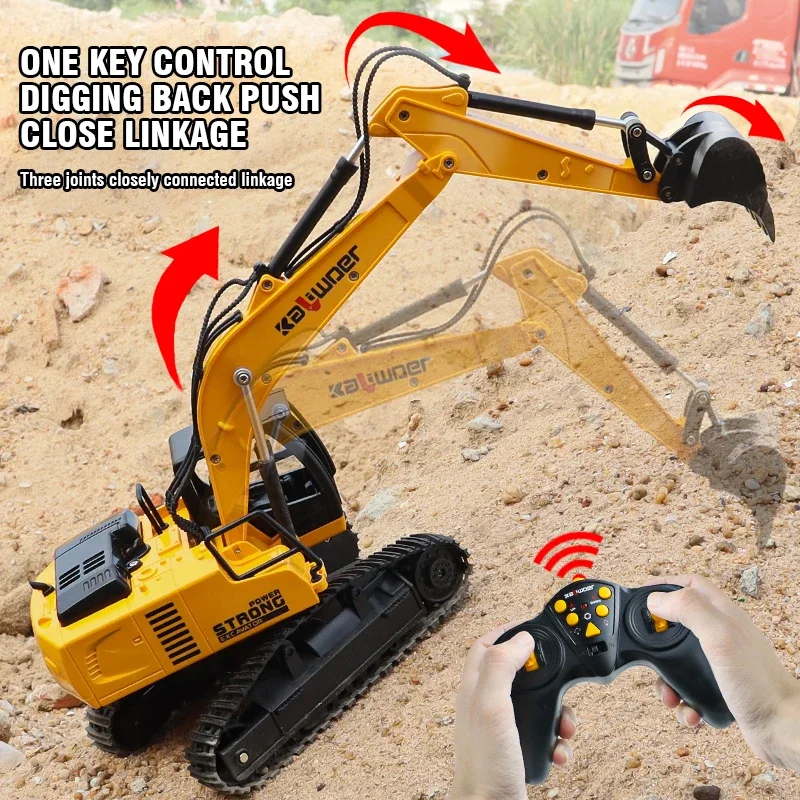 Huina Rc Excavator 1/24 9Ch Re - огляд і ціна Model Kit Excavator