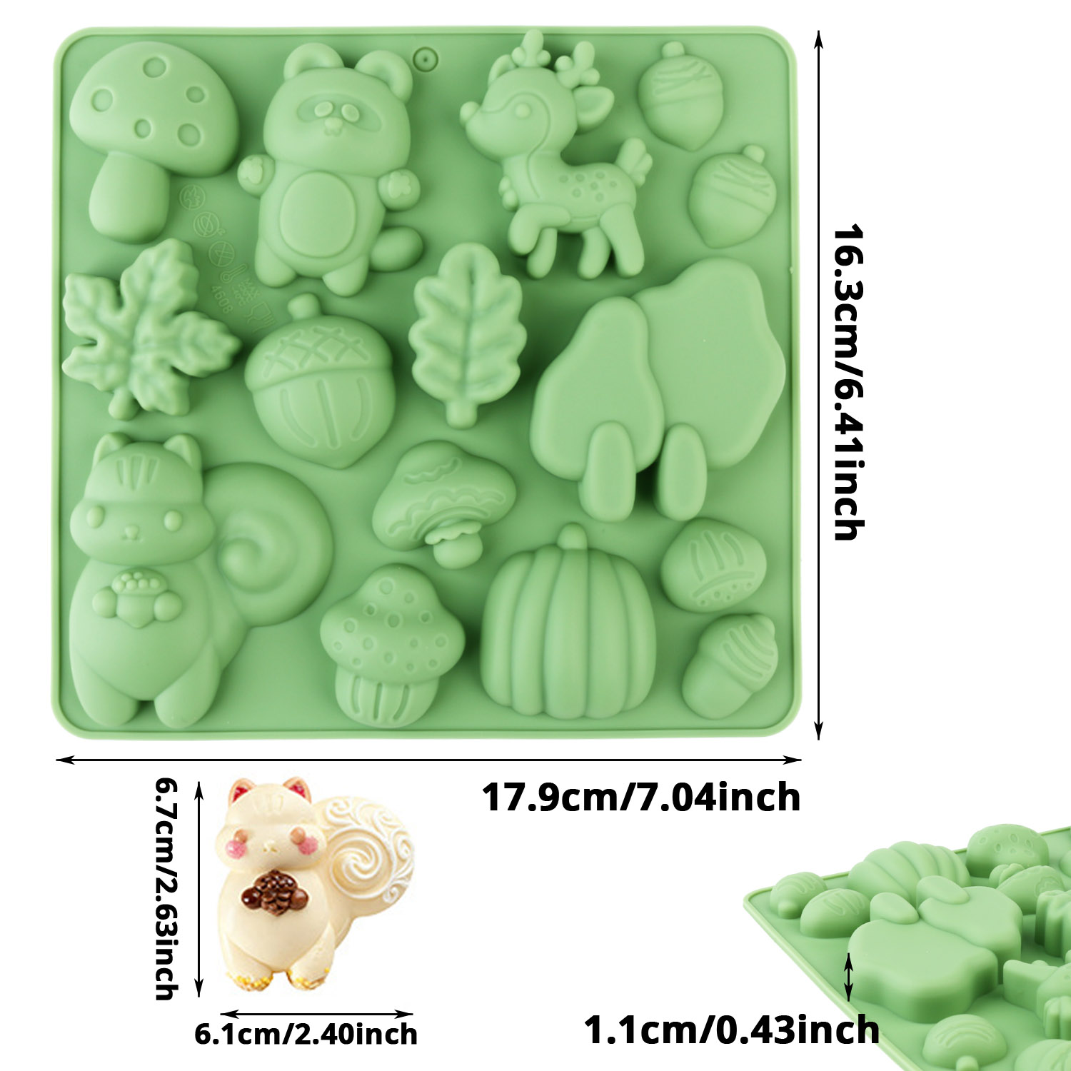 1 Silicone Cake Mold in the Sh - огляд і ціна Model Kitchen Set