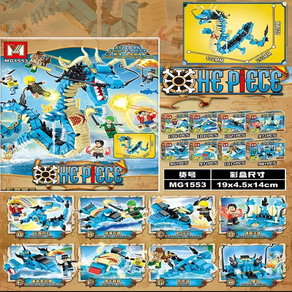 8in1 One Piece Building Blocks - огляд і ціна Model Kit Simulator