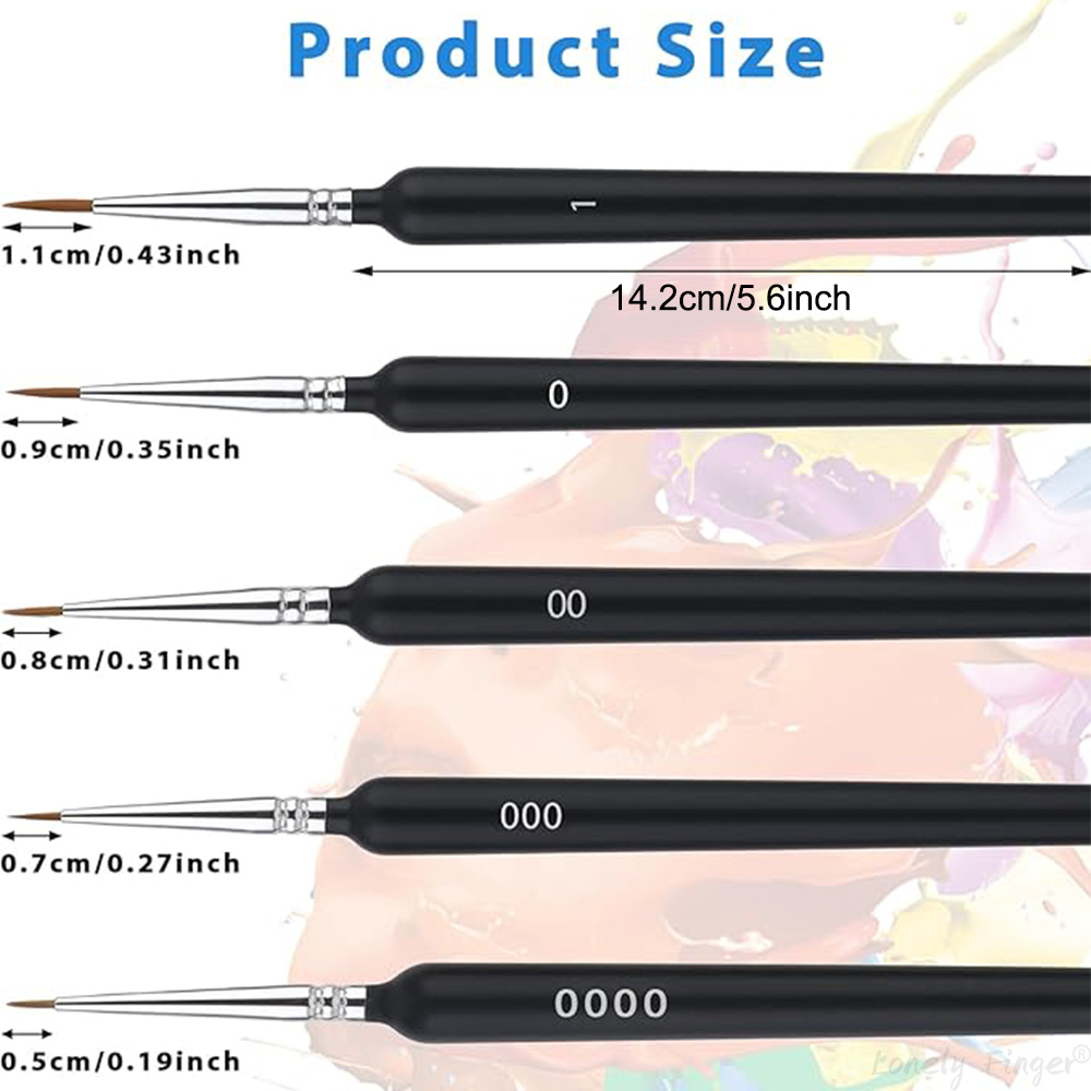 5/11Pcs Paint Brushes Set, Art - огляд і ціна Model Kit Acrylic Paint