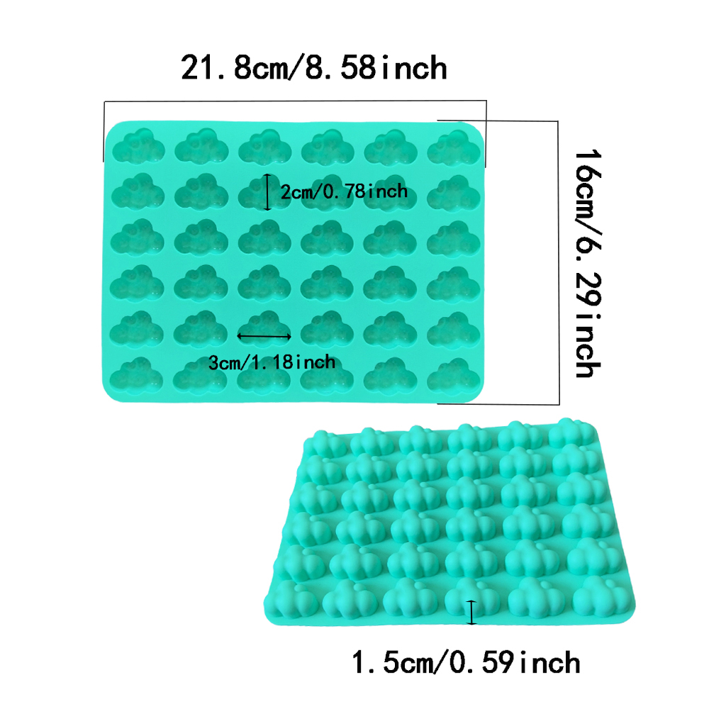 1pc 36 cavity cloud shaped cho - огляд і ціна Model Kitchen Set