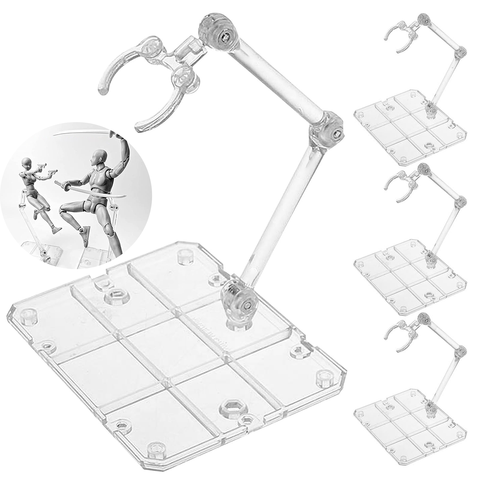 Clear Action Figure Stand,Asse - огляд і ціна Model Kit Jms